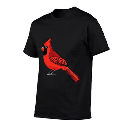 Lovely Northern Cardinal Bird Red Cardinal In Pocket  Vintage-inspired T-Shirt