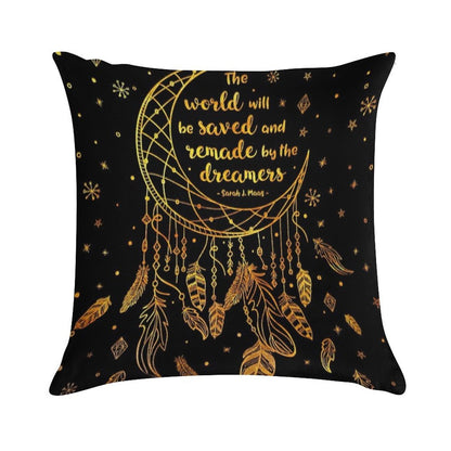Saved And Remade - Gold Soft Skin-Friendly Throw Pillow