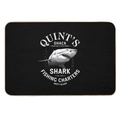 Quint's Shark Fishing Charters Durable Bath Mat