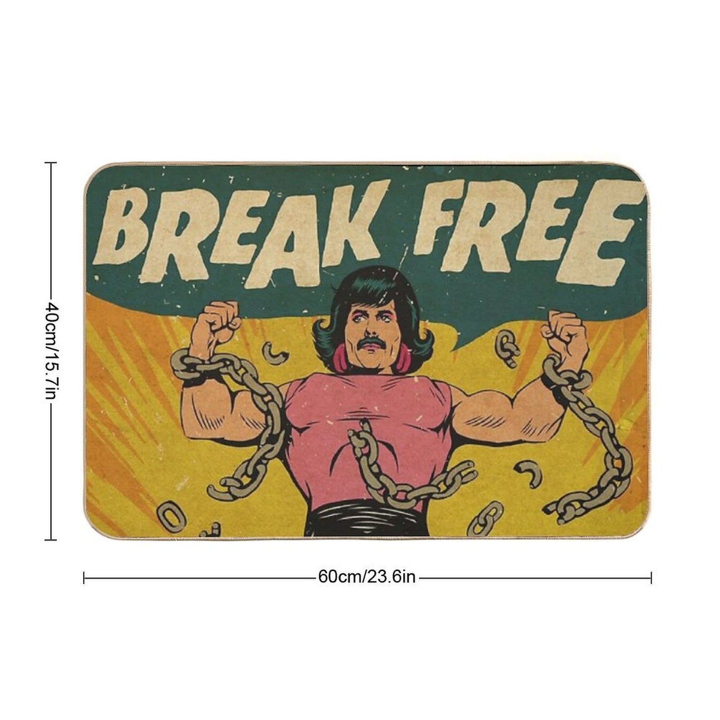 Break Free  Dirt-Trapping Bath Mat