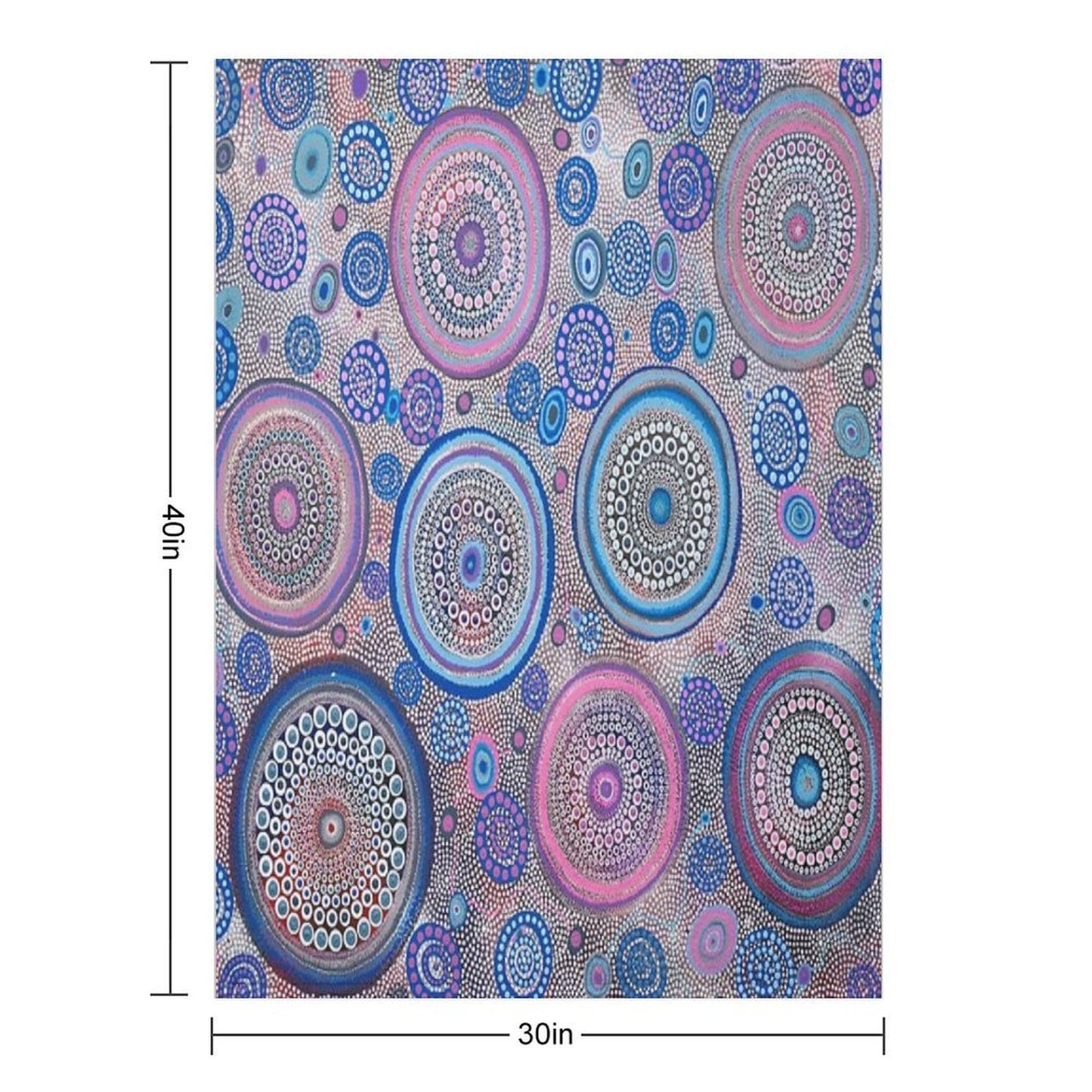 Seven Sister's Dreaming Travel-friendly Throw Blanket