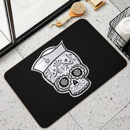 Marinero Muerto Sugar Skull  Stain-Proof Bath Mat