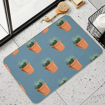 Lilly of The Valley  Eco-Friendly Bath Mat