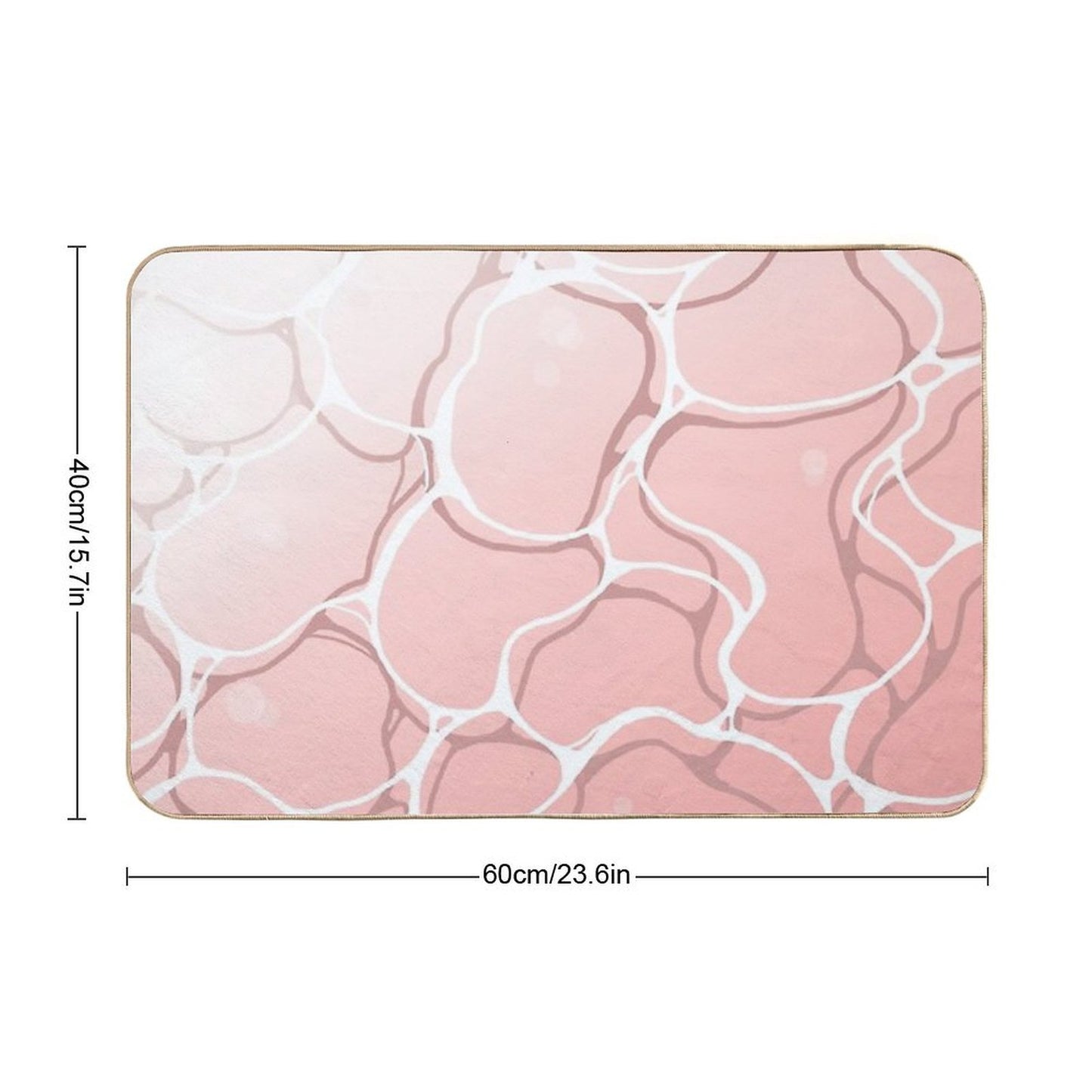 Pink Water Design  Eco-Friendly Bath Mat