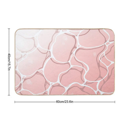 Pink Water Design  Eco-Friendly Bath Mat