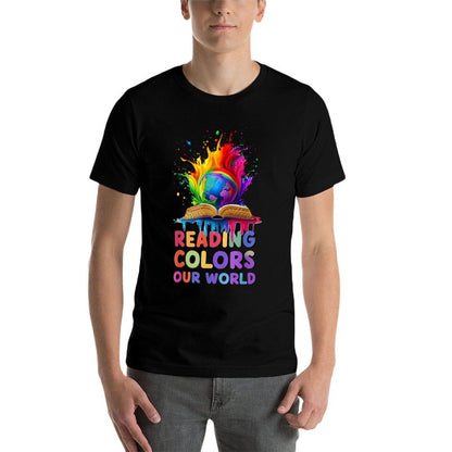 Reading Colors Our World (colorful Splashes)  Slim-fit Cut T-Shirt