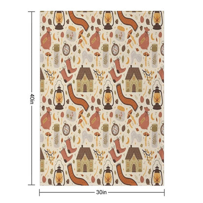A Walk in The Woods Easy Care Throw Blanket