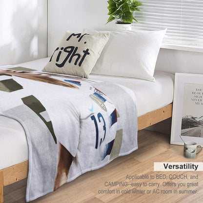 Alex Morgan   Wallpaper Easy Care Throw Blanket
