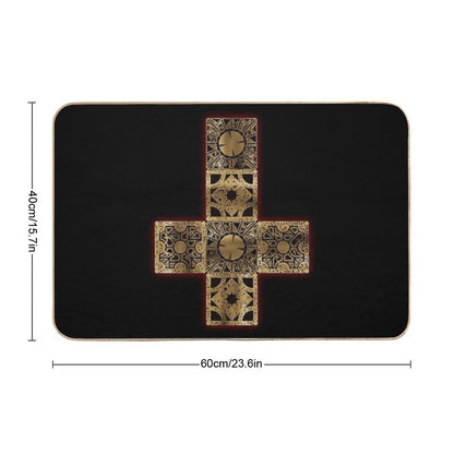 Lament Configuration Cross  Rapid-Drying Bath Mat