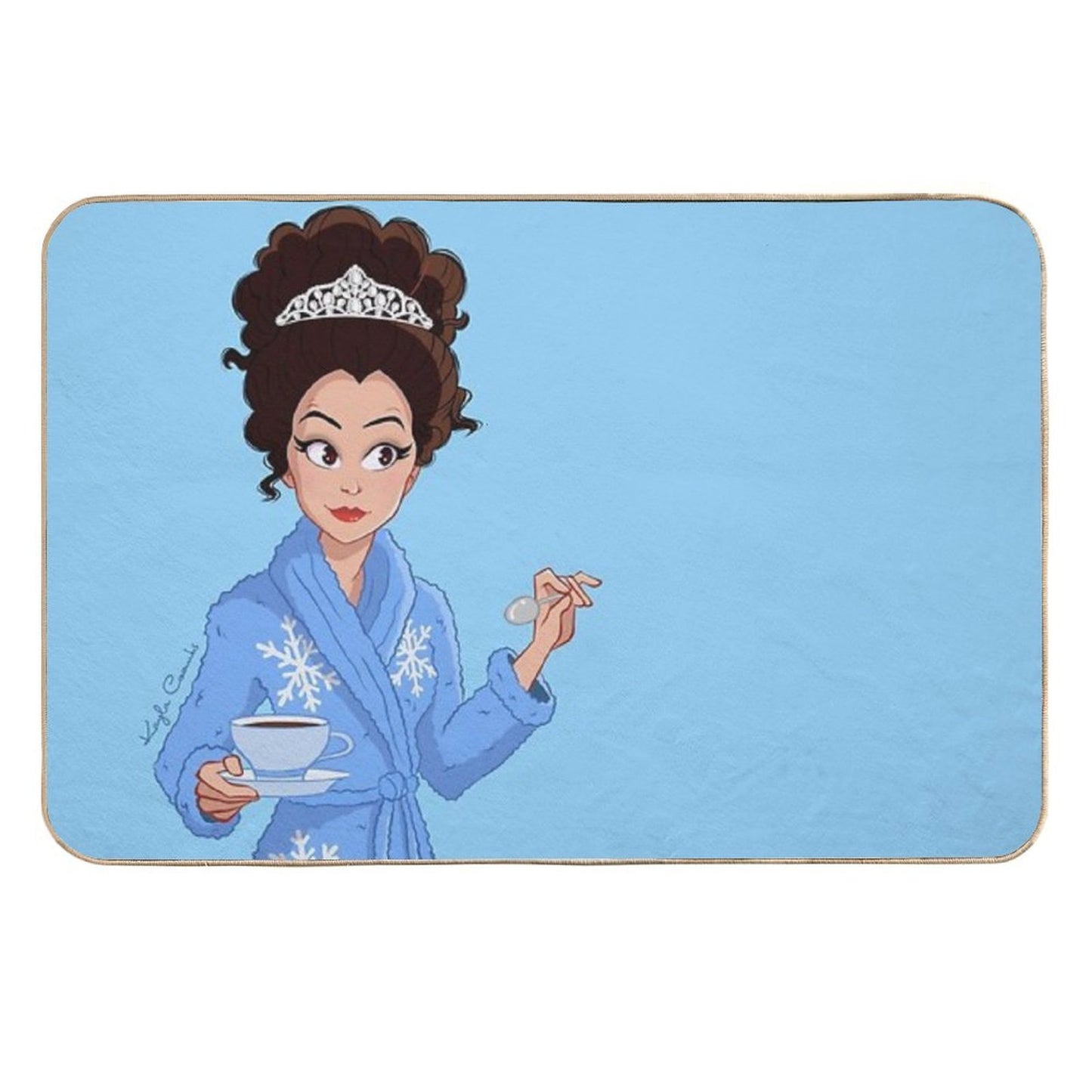 Fran Fine Tiara  Anti-Trip Bath Mat