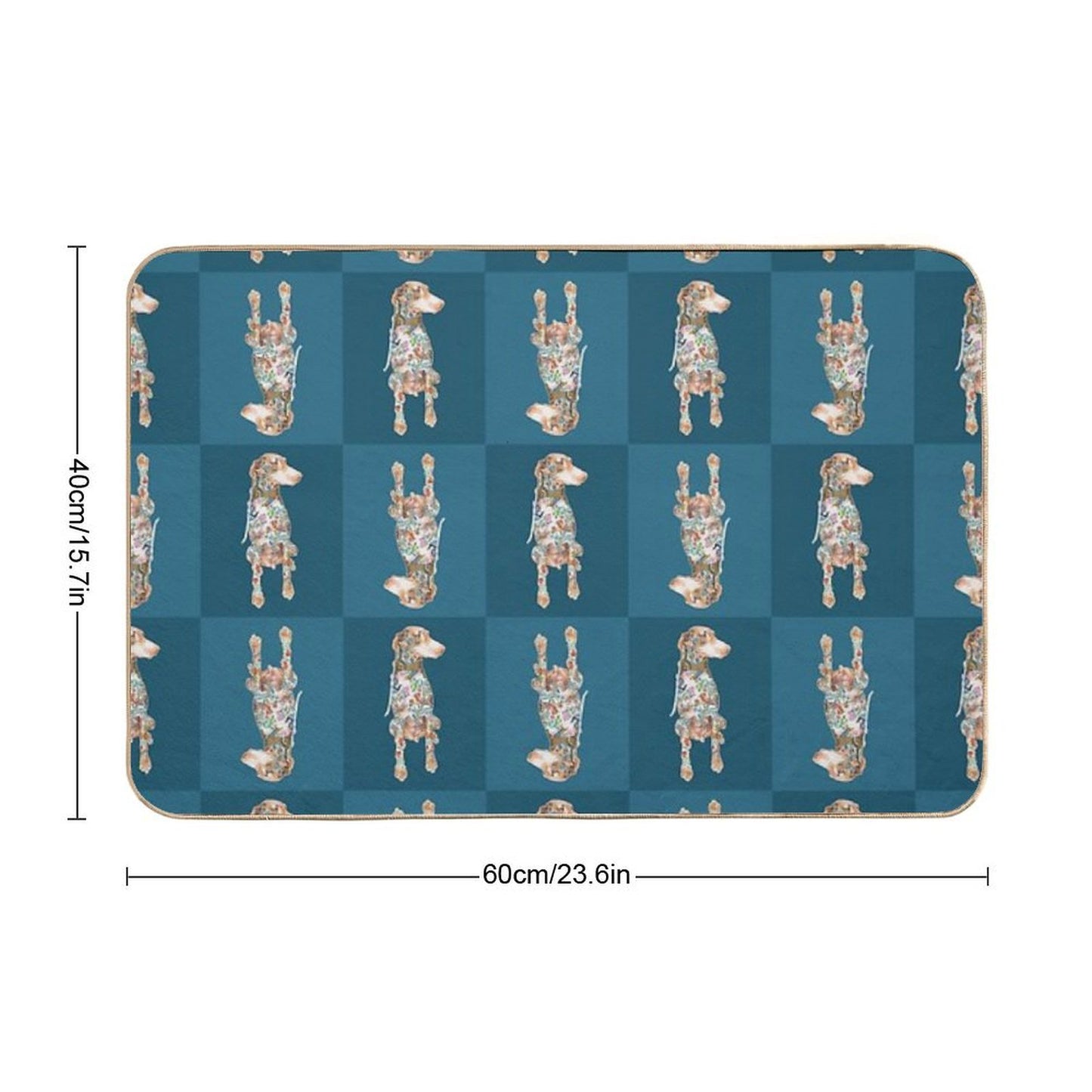 Kingsley Gets Inky  Easy Maintenance Bath Mat