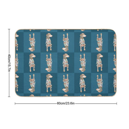 Kingsley Gets Inky  Easy Maintenance Bath Mat
