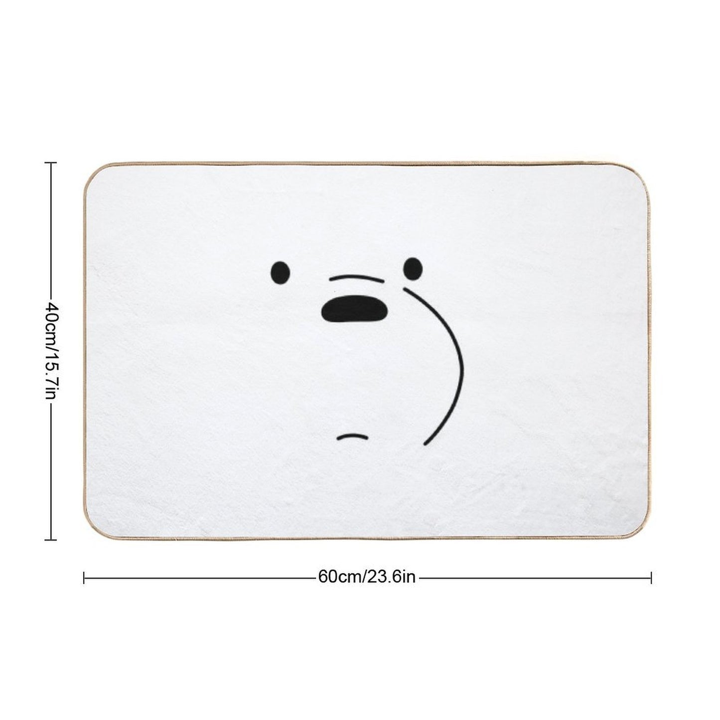 Polar Bear - We Bare Bears  Versatile Bath Mat