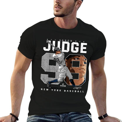 Aaron Judge Number Portrait Baj New York MLBPA  Durable T-Shirt