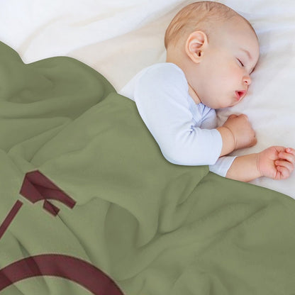 Boba Fett Helmet Minimal Wrinkle-free Throw Blanket