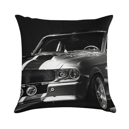 1967 Ford Mustang Shelby GT 500 Soft Luxury Feel Throw Pillow