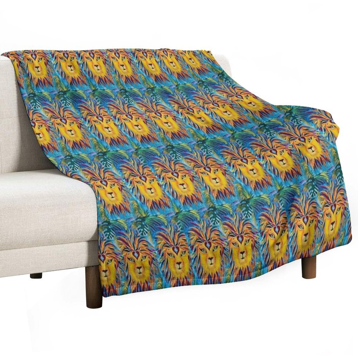 Leo Mirrors Velvety-soft Throw Blanket