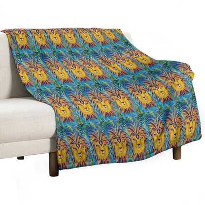 Leo Mirrors Velvety-soft Throw Blanket