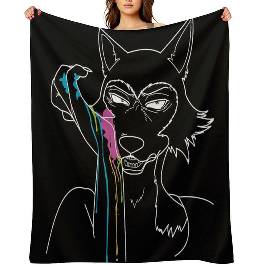 Paint Shrink-resistant Throw Blanket