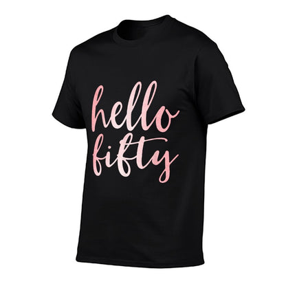 Hello Fifty 50th Birthday Squad 50 Year Old T Women  Classic T-Shirt