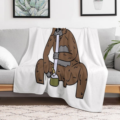 Sassy The Druggo Travel-friendly Throw Blanket