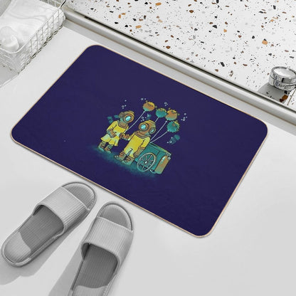 The Balloonfish Vender  Repositionable Bath Mat