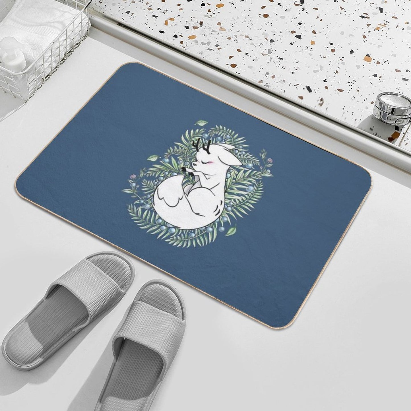 Deer Fox Durable Bath Mat