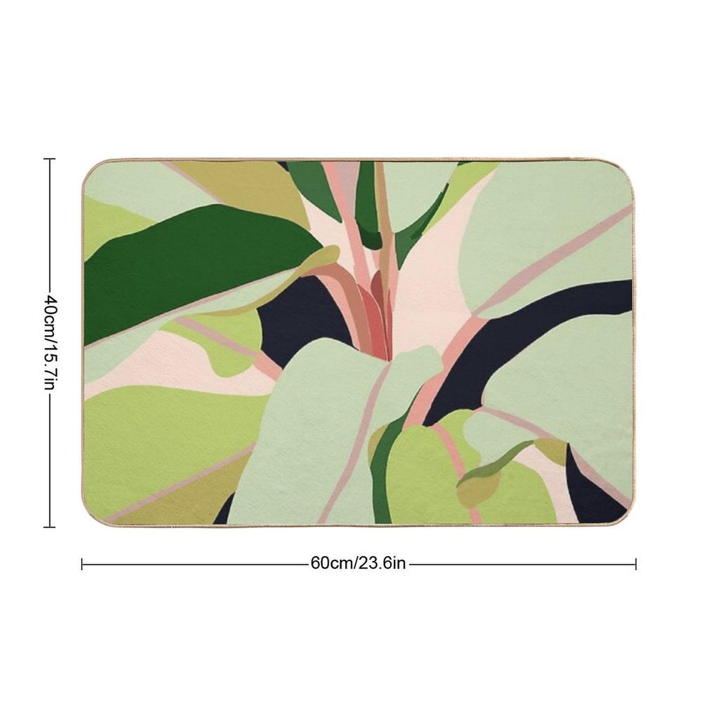 To Plant A Garden Is to Believe in Tomorrow #painting #illustration  Versatile Bath Mat