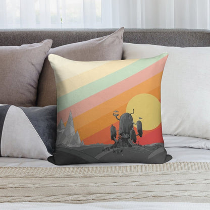 Land Of Ooo (Adventure Time) Soft Fade-Resistant Throw Pillow