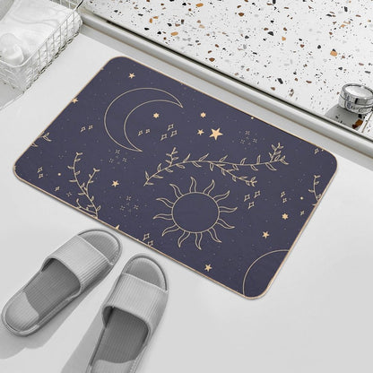 Celestial Pattern  High-Traffic Bath Mat
