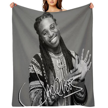 Tenjaq King of R & B American Tour 2019 2020 Compact Throw Blanket