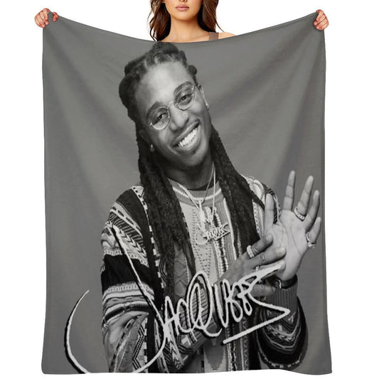 Tenjaq King of R & B American Tour 2019 2020 Compact Throw Blanket