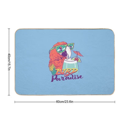 Bird Of Paradise  Repositionable Bath Mat