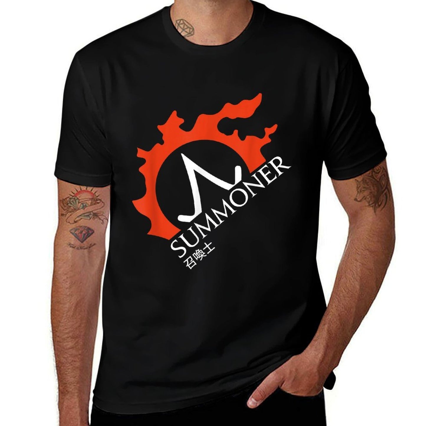 Summoner - For Warriors of Light  Darkness  Polyester Blend T-Shirt