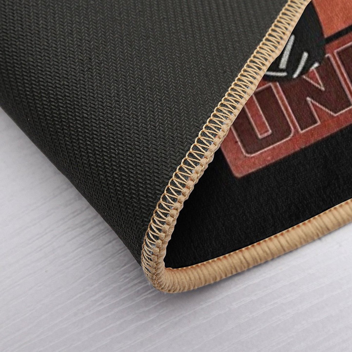 Unimog Retro (on Black)  Stain-Proof Bath Mat