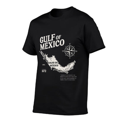 Gulf of Mexico Not US America Historic Map 1672  Cotton T-Shirt
