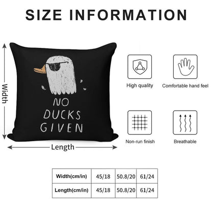 No Ducks Given Soft Bedroom Essential Throw Pillow