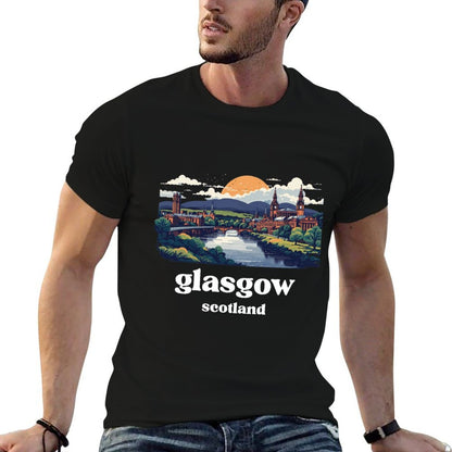Glasgow Scotland Landscape  Durable T-Shirt