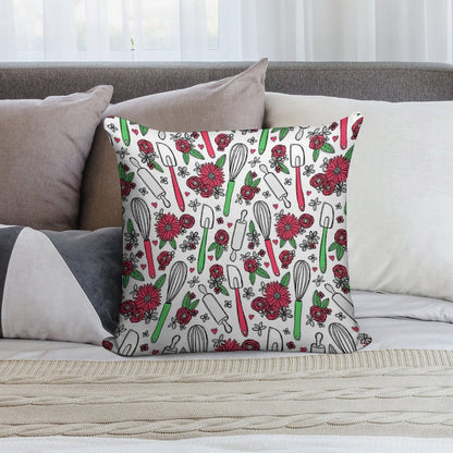 Holiday Cooking & Baking Soft Luxury Feel Throw Pillow