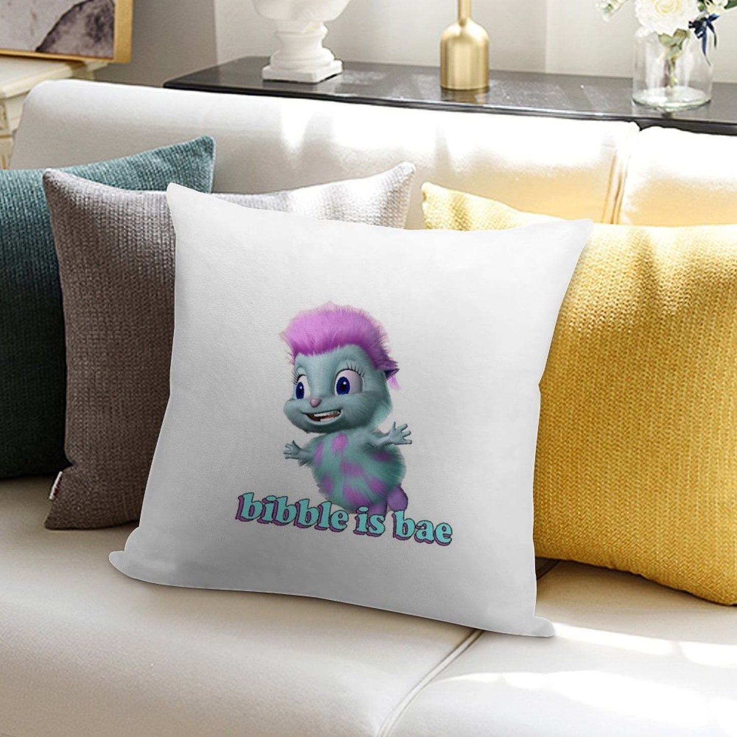 Bibble Is Bae – fairytopia Soft Skin-Friendly Throw Pillow