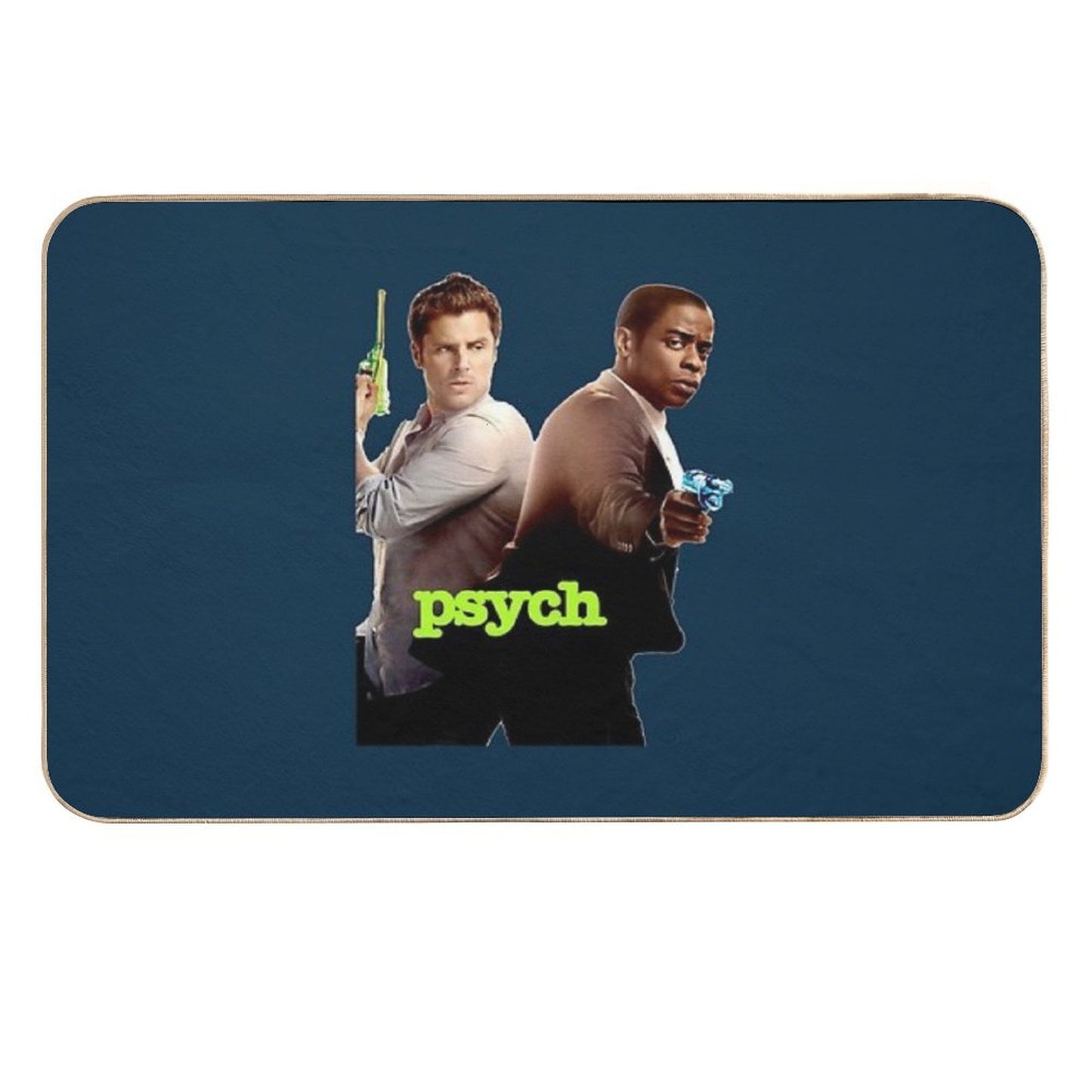 Psych Design  Slip-Resistant Bath Mat