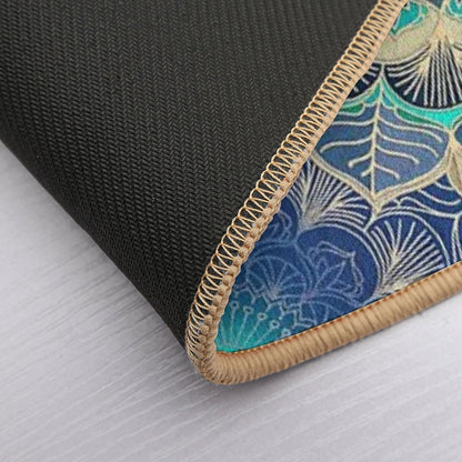 Midnight Bloom  Rapid-Drying Bath Mat