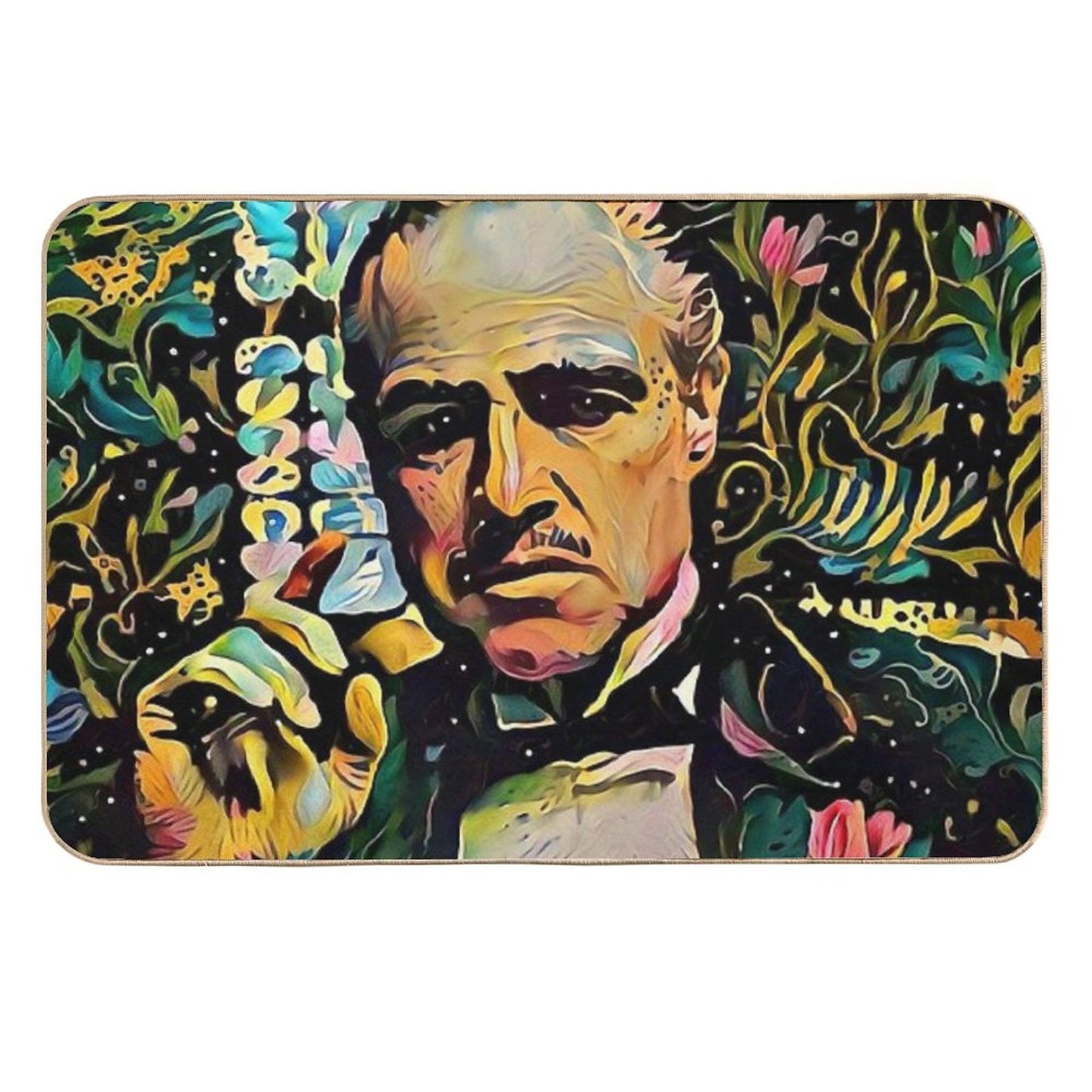 Abstract of Godfather  Versatile Bath Mat