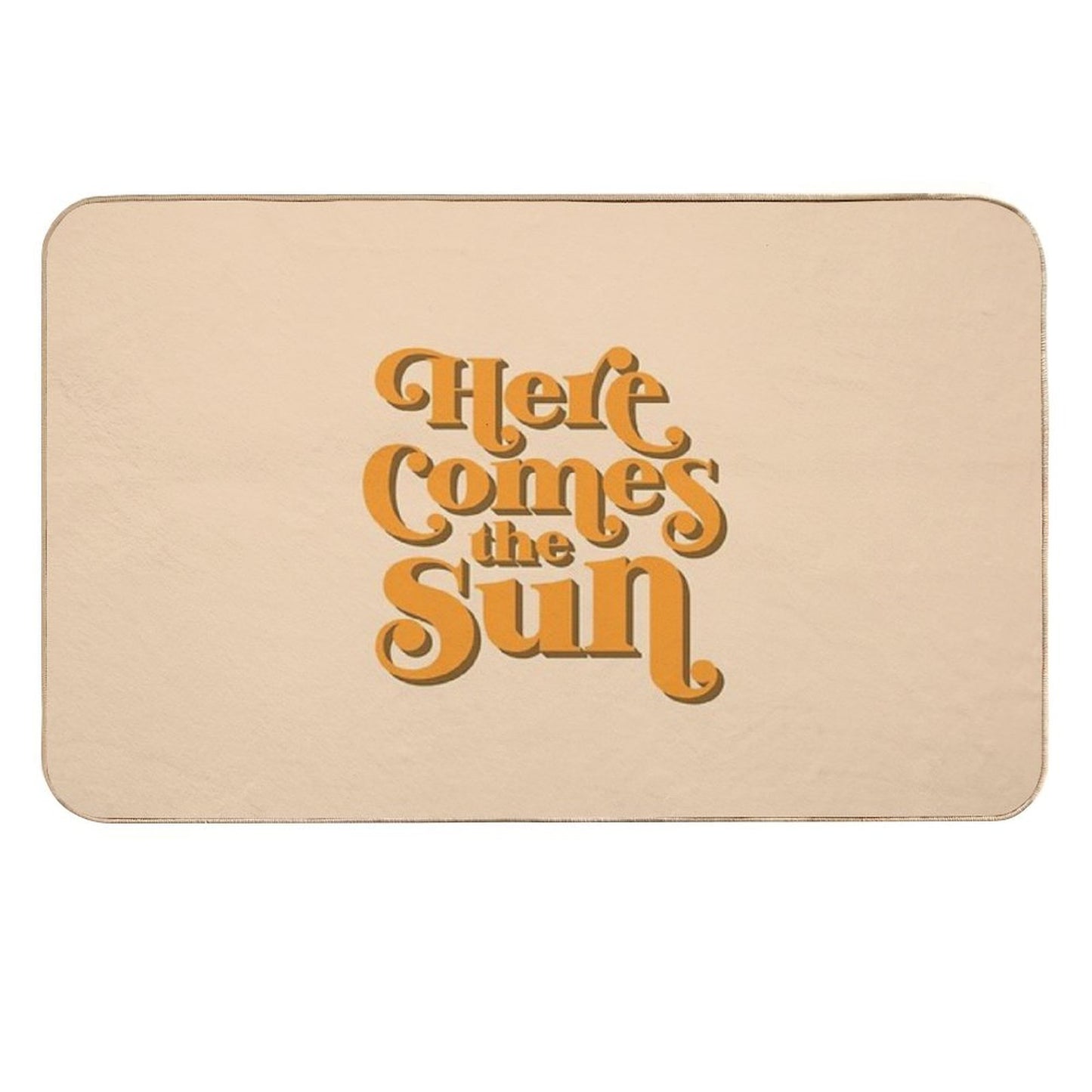 Here Comes The Sun  Long-Lasting Bath Mat
