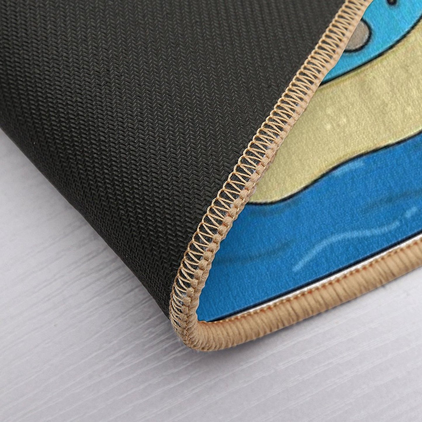 Fishing Gopher  Fade-Resistant Bath Mat