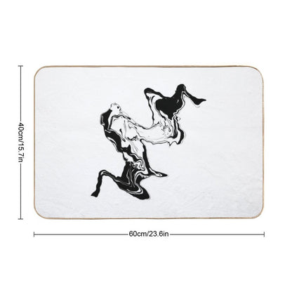 Abstraction Form - Breakdance  Easy To Clean Bath Mat