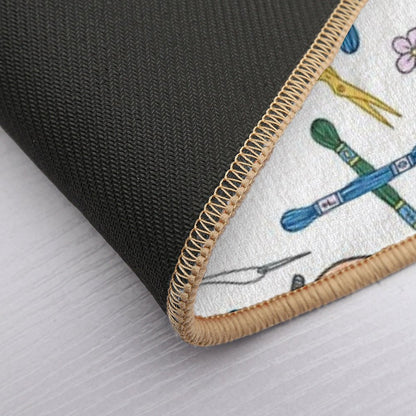 Embroidery  Embroidery Pattern  Embroidery Supplies  Slip-Resistant Bath Mat
