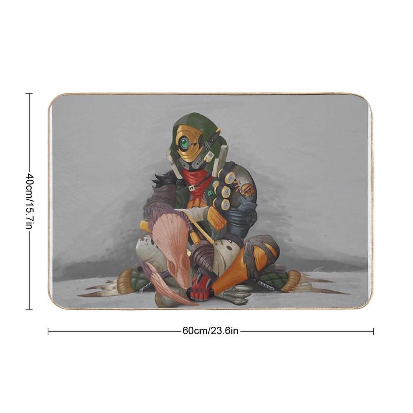 Fl4k And Broodless  High-Traffic Bath Mat