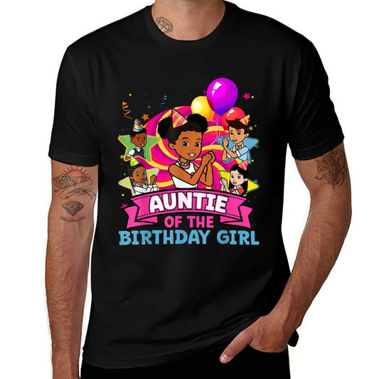 Auntie Gracie&#39;s Corner Birthday Dolls Cute Party  Trendy Pattern T-Shirt
