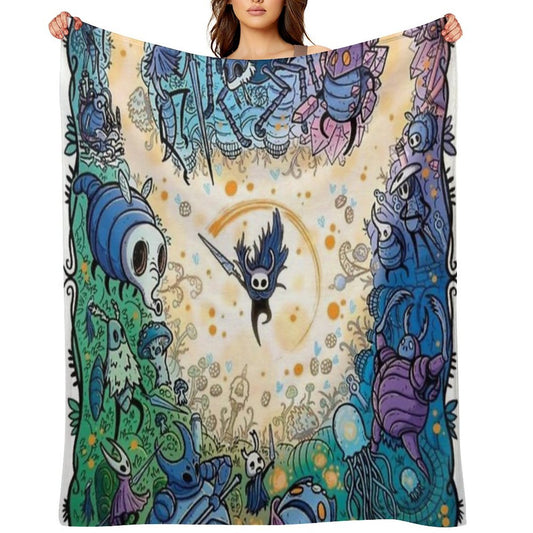Hollow Knight Gift-ready Throw Blanket